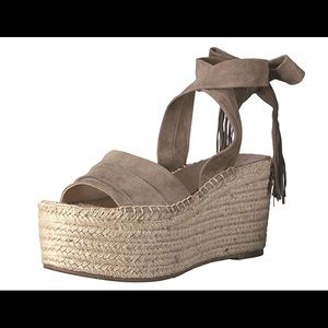 Marc Fisher Rabecca Alpaca Kid Suede Sandals